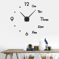 2021 Luxury Acrylic Sticker watch Home Decor Horloge Big DIY 3D Digital Home Wall Sstickers Clocks Design Modern Wall Clocks Hor